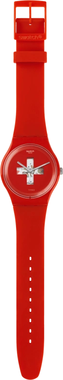 Swatch,Originals 41mm,41mm,Plastic,Red,SUOR106