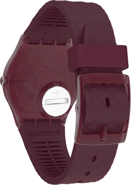 Swatch,Originals 34x39.20mm,34x39.20mm,Plastic,Red,GR184