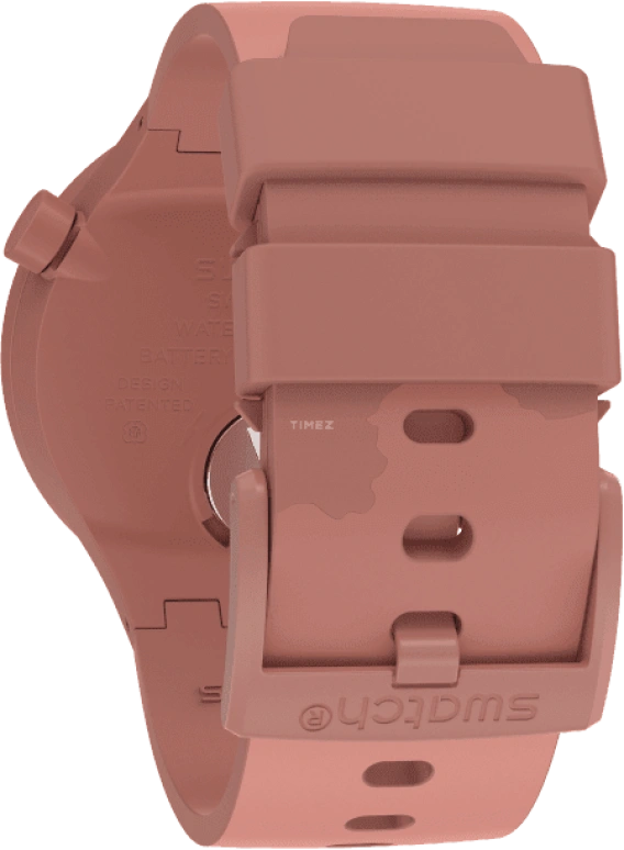 Swatch,THE BOLD 47mm,47mm,Bioceramic,Ceramic,Red,Sapphire,Crystal Glass,SB03R100