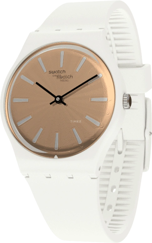 Swatch,Originals 34mm,34mm,Plastic,Gold,GW209
