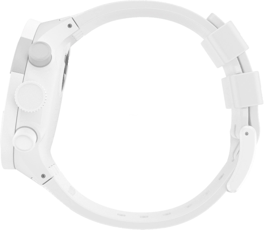 Swatch,THE BOLD 47mm,47mm,Plastic,White,Sapphire,Crystal Glass,SB02W400