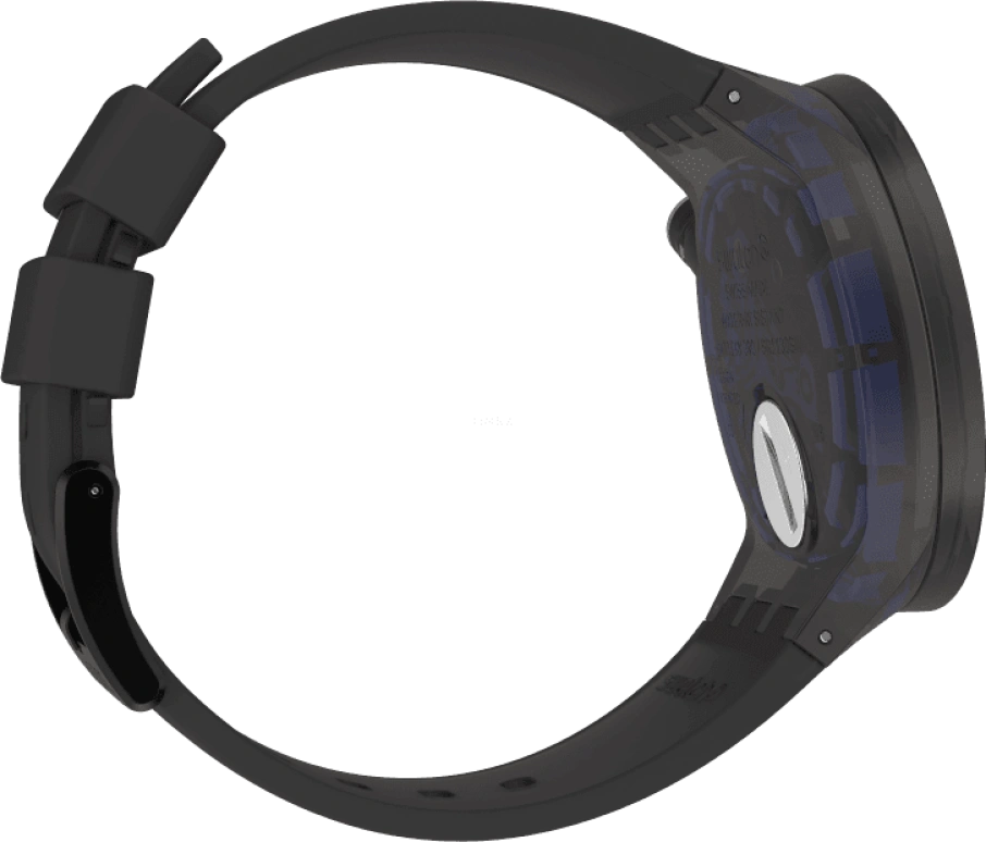 Swatch,THE BOLD 47mm,47mm,Plastic,Blue,SO27B111