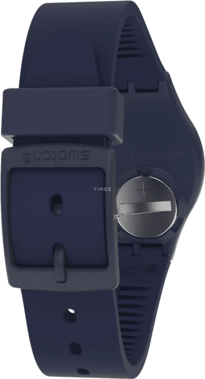 Swatch,Originals 34mm,34mm,Plastic,Blue,Closed,GN274