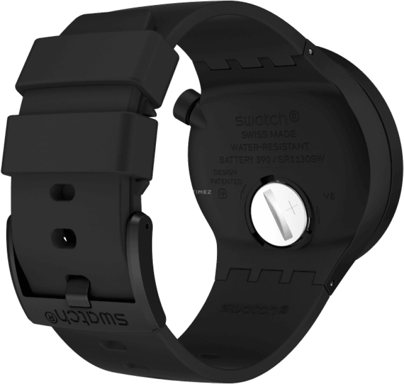 Swatch,THE BOLD 47mm,47mm,Plastic,Black,SO27Z107