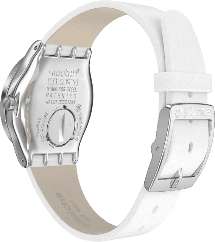 Swatch,IRONY 33mm,33mm,White,YLS217