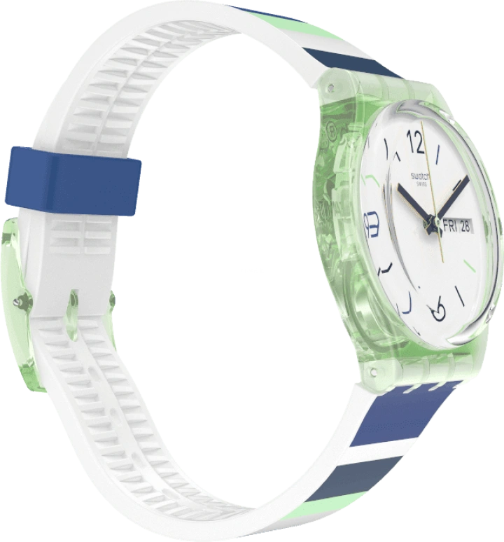 Swatch,Originals 34mm,34mm,Plastic,White,Open,GG711