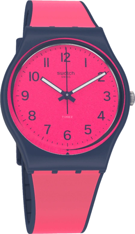 Swatch,Originals 34mm,34mm,Plastic,Pink,GN264