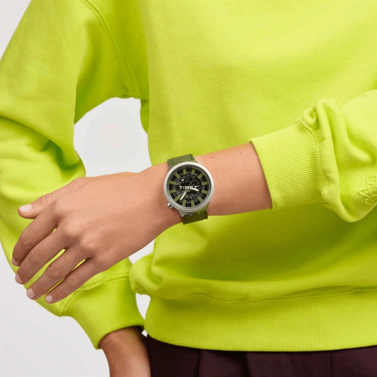 Swatch,THE BOLD 47mm,47mm,Stainless Steel,Transparent,Grey,Quartz,Round,Natural Steel,SB07S118