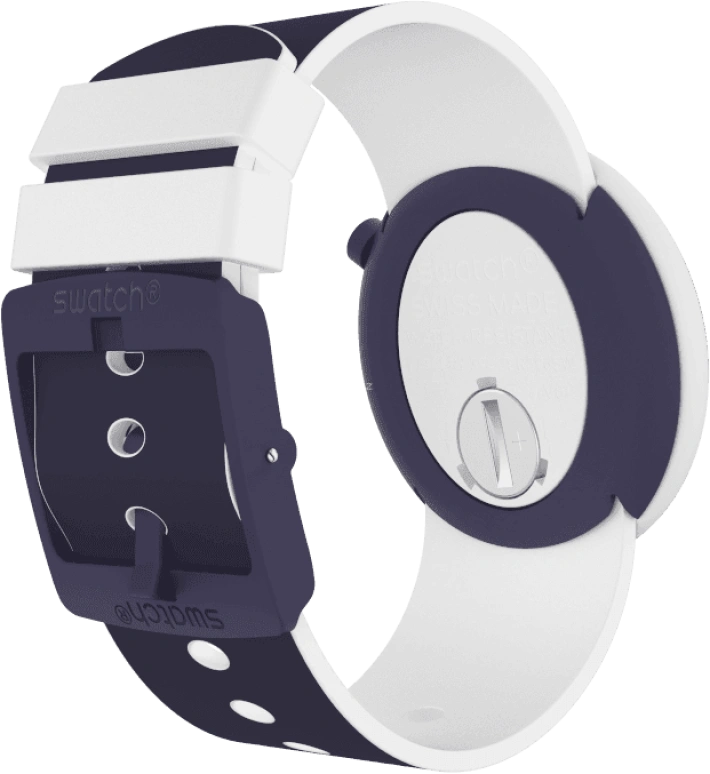 Swatch,Originals 45mm,45mm,Plastic,White,PNW107