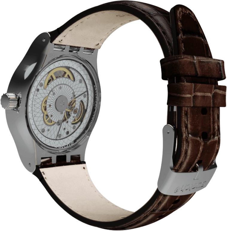 Swatch,Sistem 51 42mm,42mm,Stainless Steel,Blue,Automatic,Day,90hours,YIS404