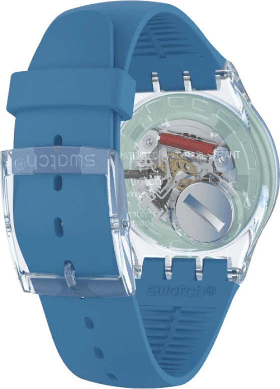 Swatch,Originals 41mm,41mm,Plastic,Blue,SUOK711