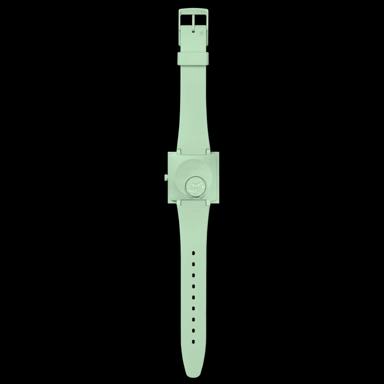 Swatch,Originals 41.80mm,41.80mm,Bioceramic,Green,Quartz,Date,Day,SO34G701