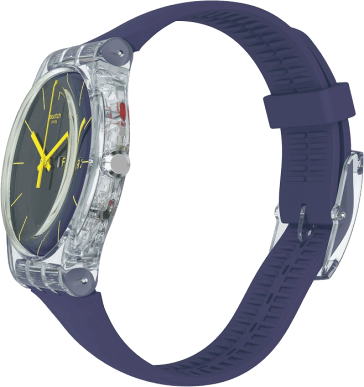 Swatch,Originals 41mm,41mm,Plastic,Purple,SUOK712