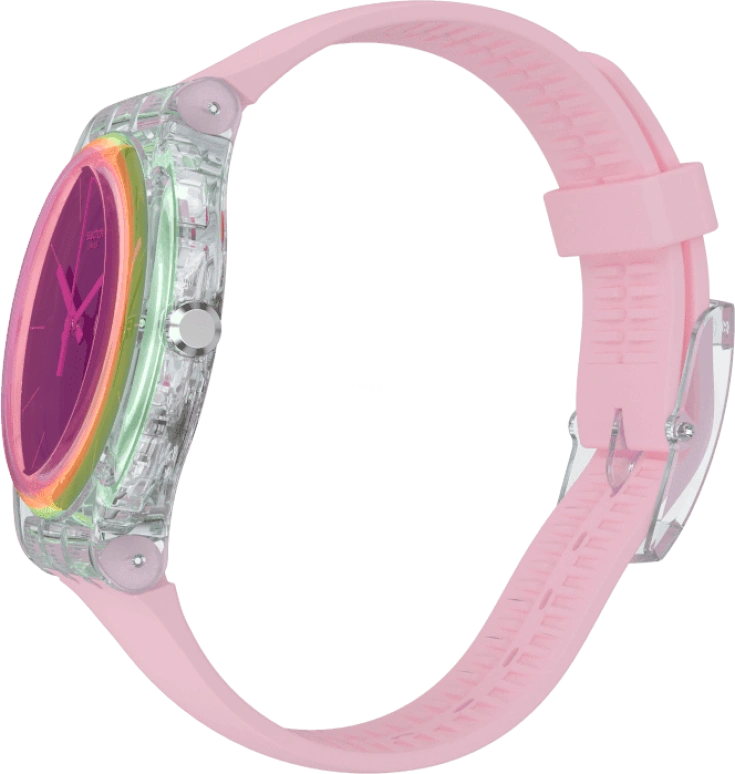 Swatch,Originals 41mm,41mm,Plastic,Pink Red,Red,SUOK710
