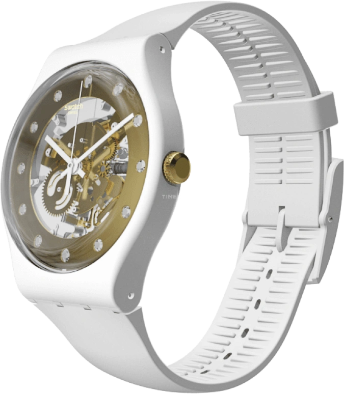 Swatch,Originals 41mm,41mm,Plastic,Yellow,SUOZ148