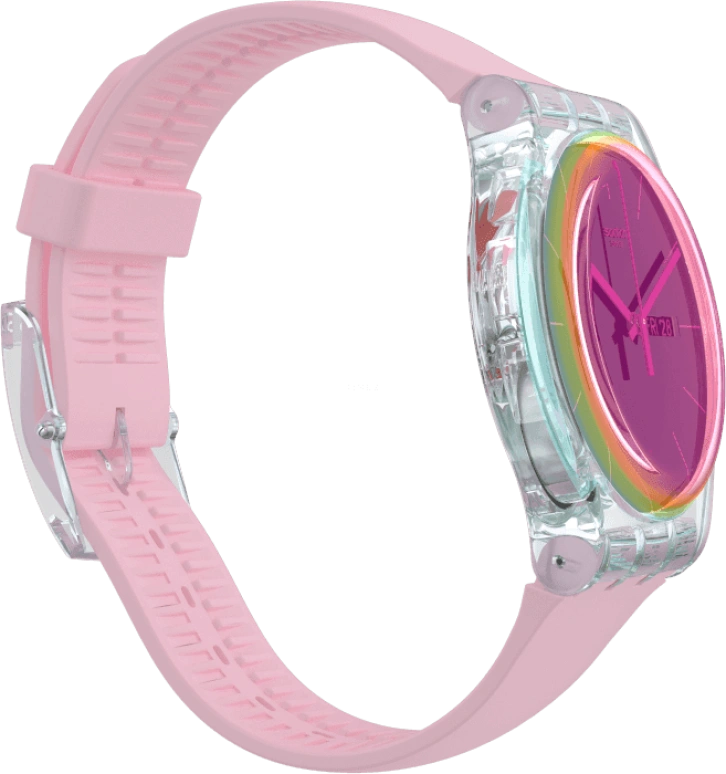 Swatch,Originals 41mm,41mm,Plastic,Pink Red,Red,SUOK710