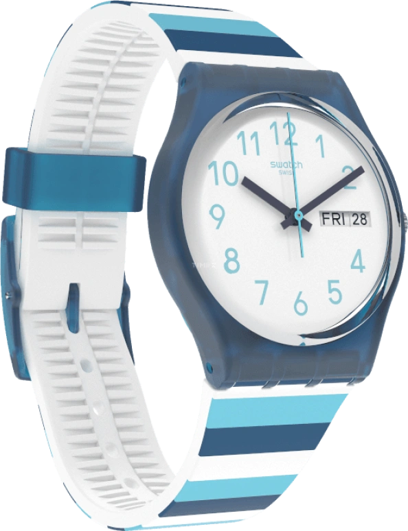 Swatch,Originals 34mm,34mm,White,Open,GN728