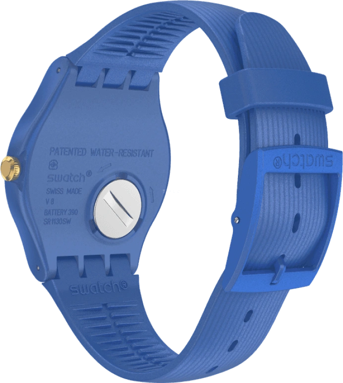 Swatch,Originals 41mm,41mm,Plastic,Blue,SUON143