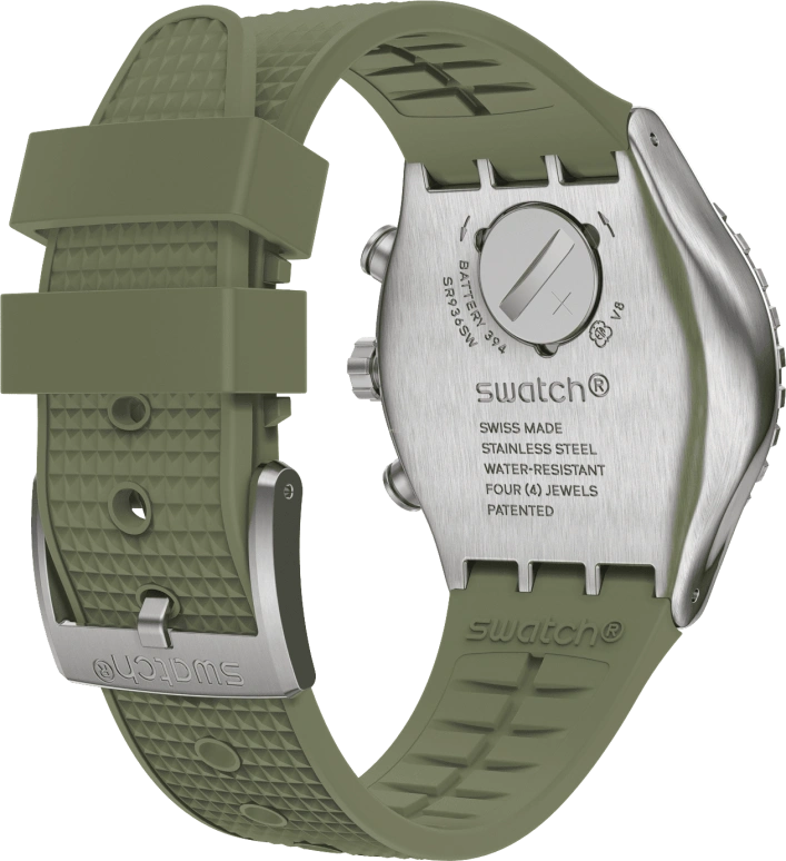 Swatch,IRONY 43mm,43mm,Stainless Steel,Green,YVS488