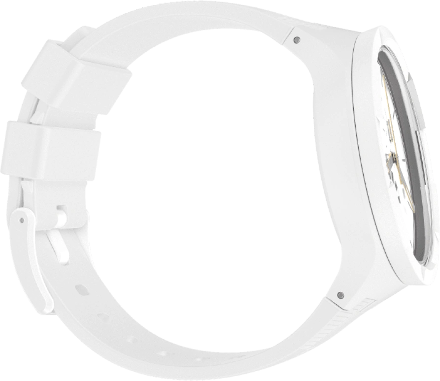 Swatch,THE BOLD 47mm,47mm,Plastic,White,Sapphire,Crystal Glass,SB02W400
