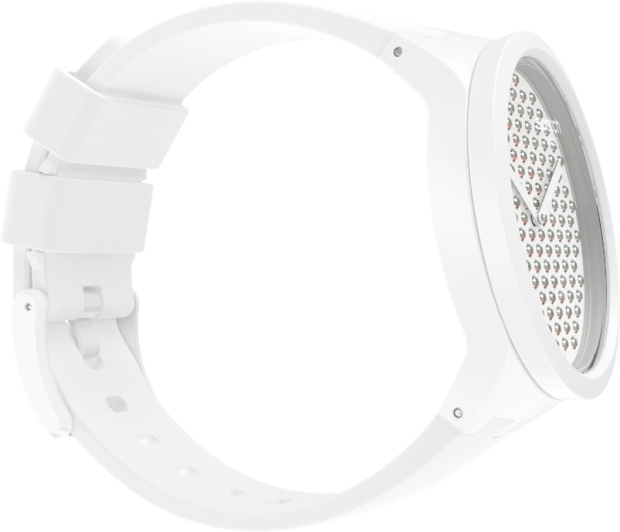Swatch,THE BOLD 47mm,47mm,Plastic,White,SO27Z106