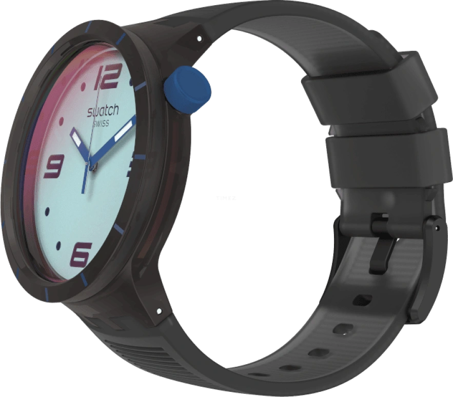 Swatch,Originals 47mm,47mm,Plastic,Sapphire,Crystal Glass,Closed,SO27B121