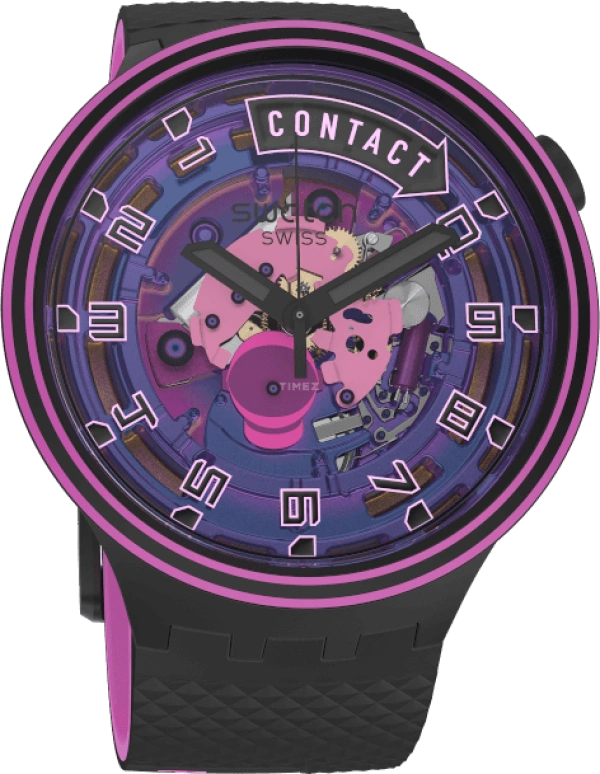 Swatch,Other 47mm,47mm,Sapphire,Crystal Glass,SB01B126