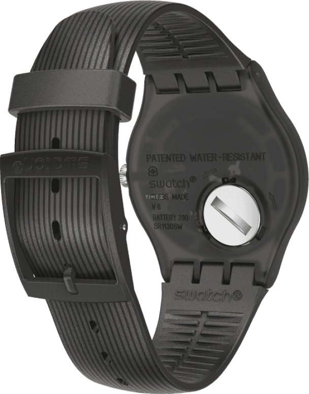 Swatch,Originals 41x47.40mm,41x47.40mm,Plastic,Black,SUOB178