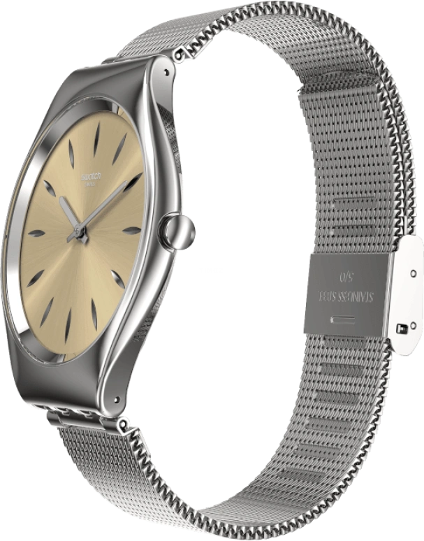 Swatch,SKIN 38mm,38mm,Sapphire,Crystal Glass,SYXS133M