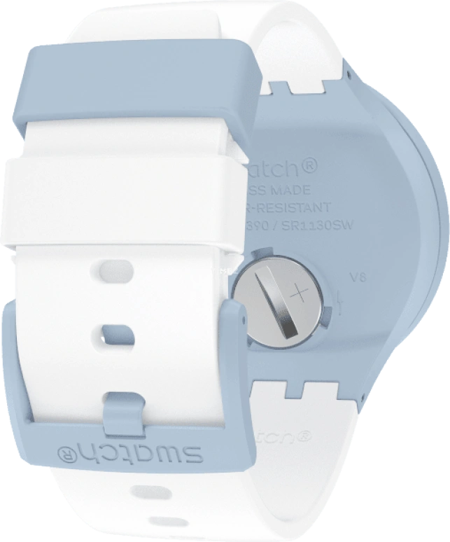 Swatch,THE BOLD 47mm,47mm,Bioceramic,Ceramic,White,SB03N101
