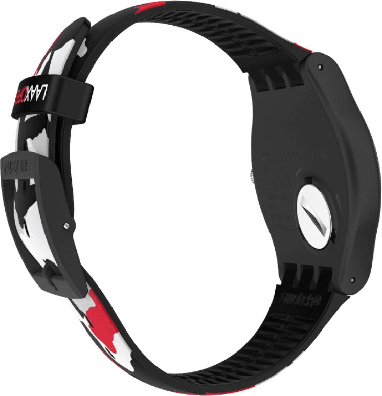 Swatch,Originals 41mm,41mm,Plastic,Black,SUOB714C