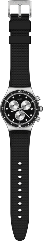Swatch,IRONY 43mm,43mm,Stainless Steel,Black,YVS487