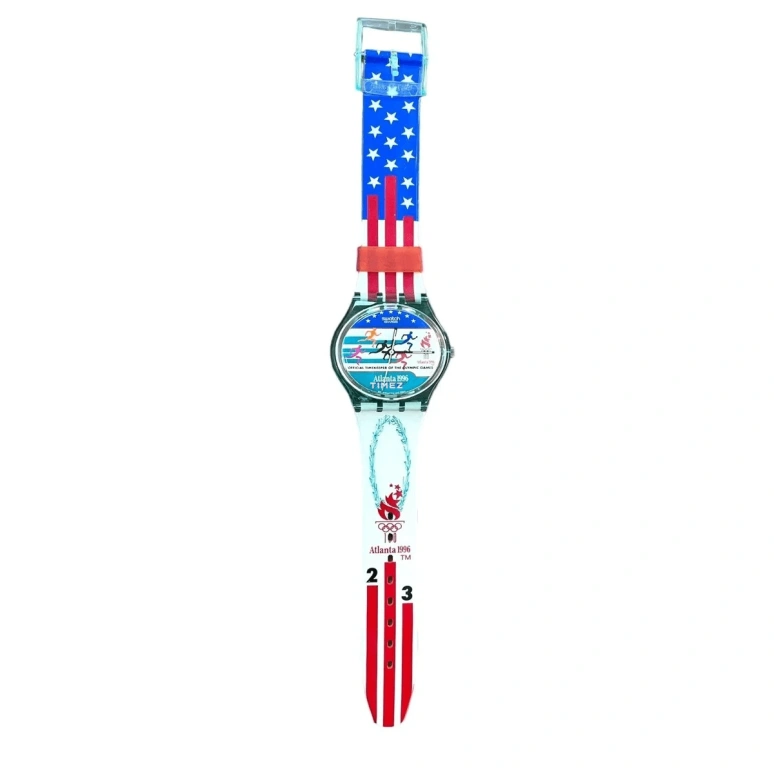 Swatch,Other ,Plastic,Multi-Color,Quartz,Sapphire,Crystal Glass,Tonneau,GZ145