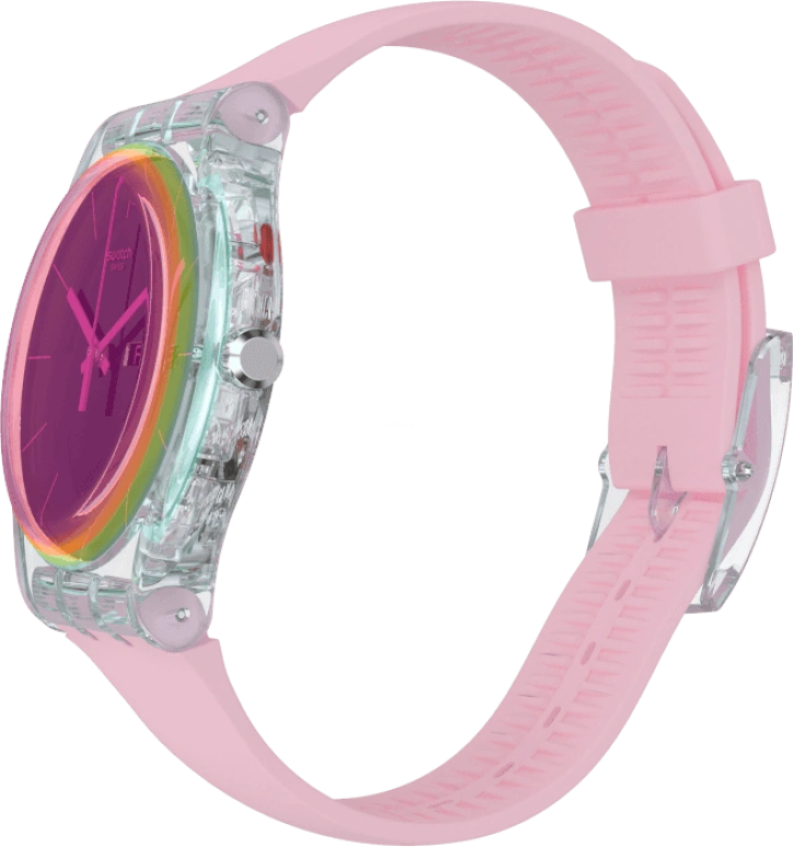 Swatch,Originals 41mm,41mm,Plastic,Pink Red,Red,SUOK710