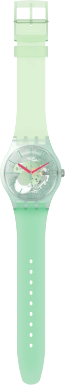 Swatch,Originals 41mm,41mm,Plastic,Transparent,Quartz,Tonneau,SUOK152