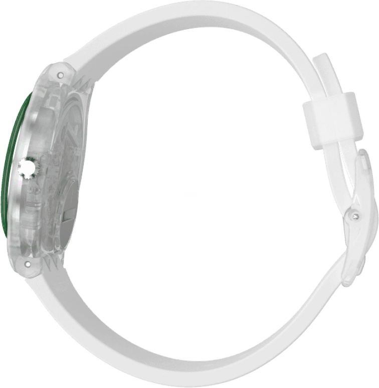 Swatch,Originals 34mm,34mm,Plastic,Pink,Green,Sapphire,Crystal Glass,GE714