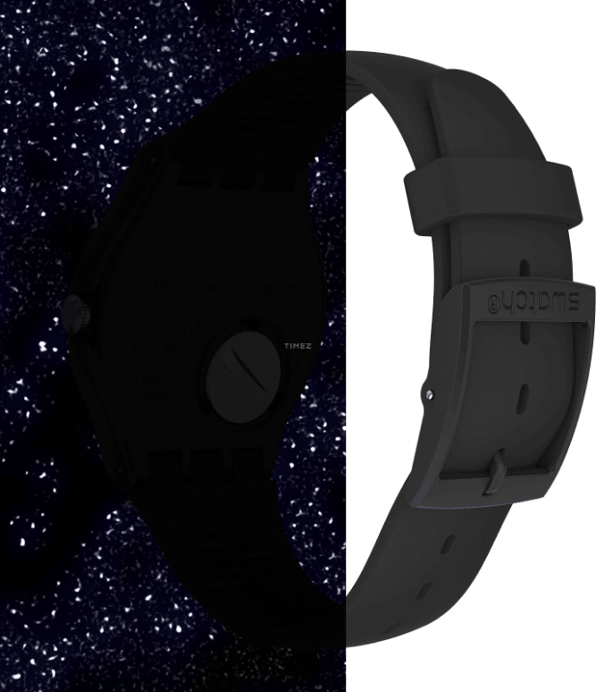 Swatch,Originals 41mm,41mm,Plastic,Black,Closed,SUOB185