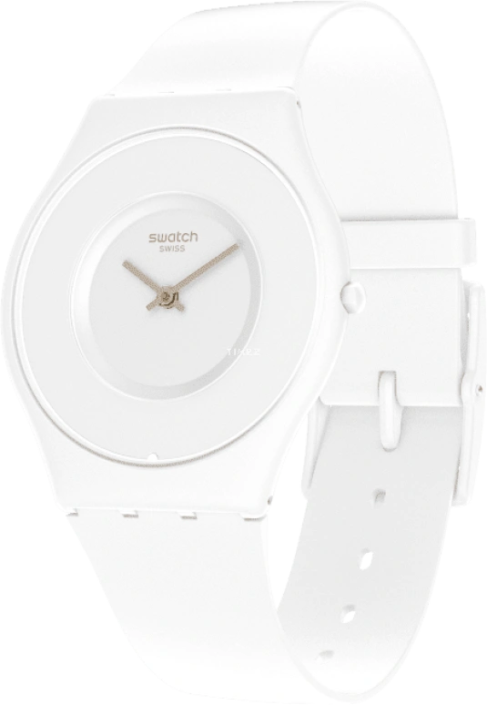 Swatch,SKIN 34mm,34mm,Ceramic,White,Quartz,SS09W100