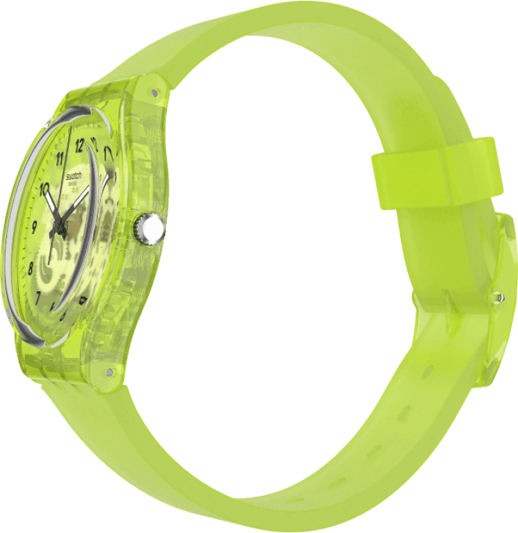 Swatch,Originals 34mm,34mm,Plastic,Green,GG227