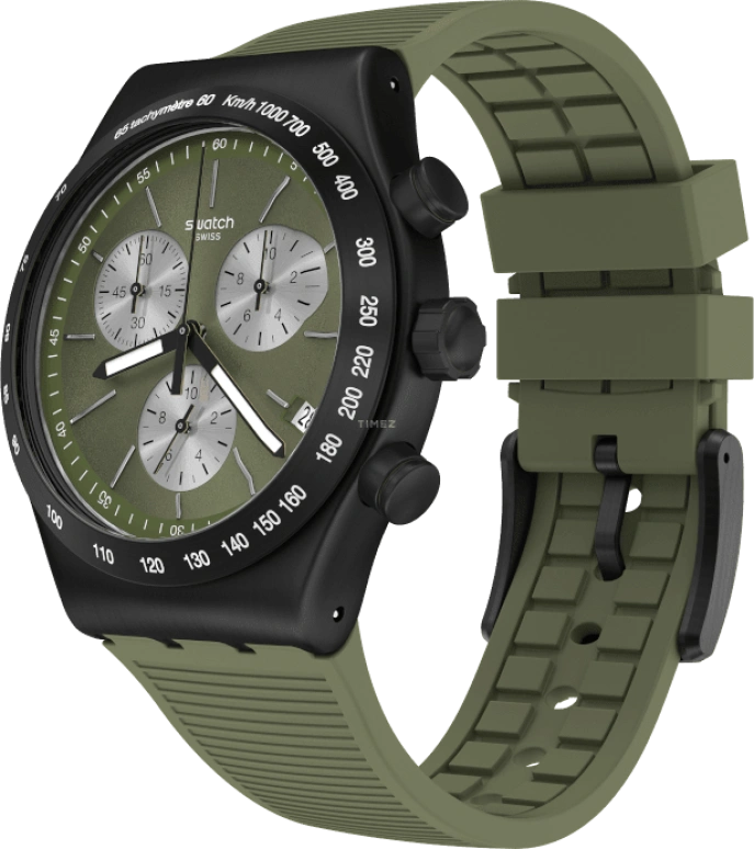 Swatch,IRONY 43x49mm,43x49mm,Green,YVB411