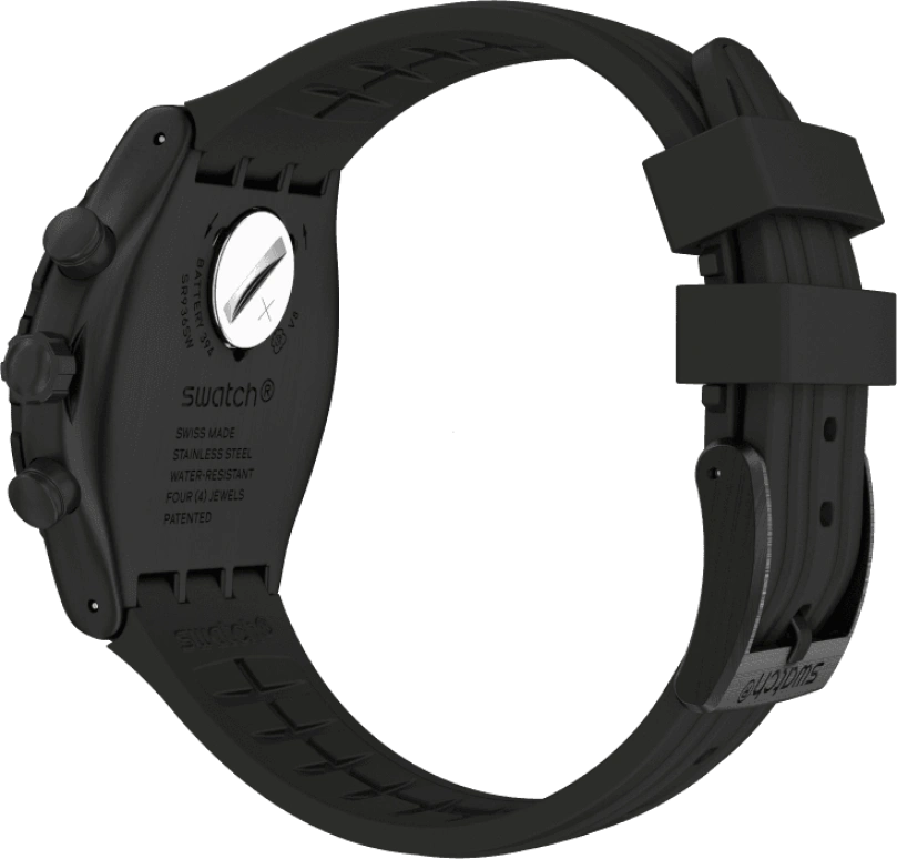 Swatch,IRONY 43x49mm,43x49mm,Black,YVB409