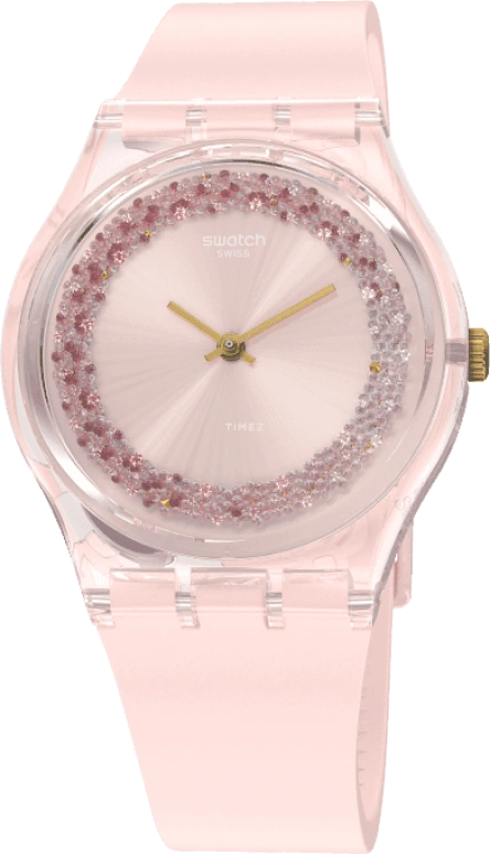 Swatch,Originals 34mm,34mm,Plastic,Pink,GP164