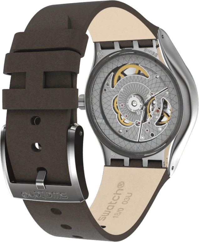 Swatch,IRONY 42mm,42mm,Blue,Open,YIZ405