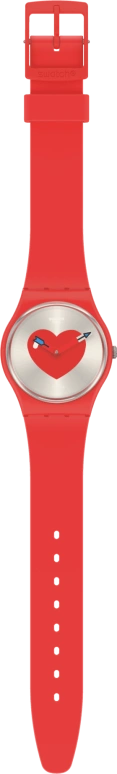 Swatch,Originals 34mm,34mm,Bioceramic,Silver,Quartz,Round,Red,SO28Z111