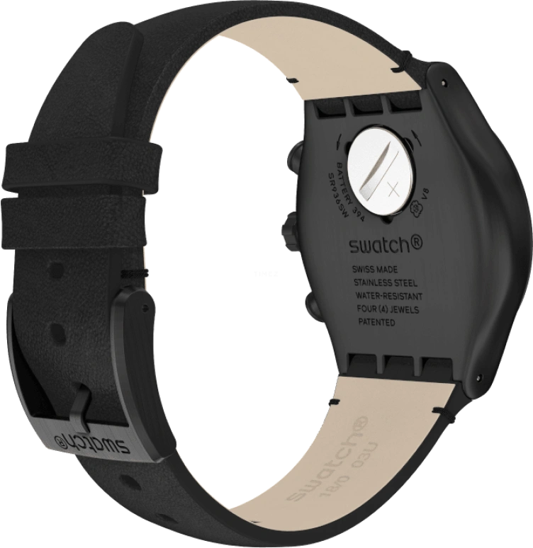 Swatch,IRONY 43x49mm,43x49mm,Black,YVB410
