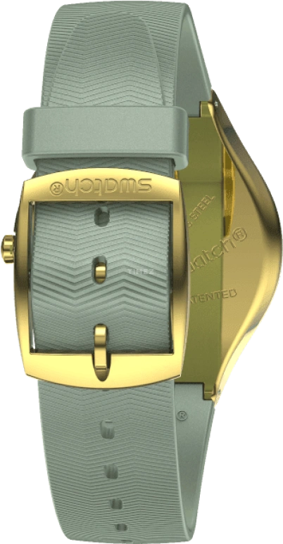 Swatch,SKIN 38mm,38mm,Gold,Closed,SYXG113