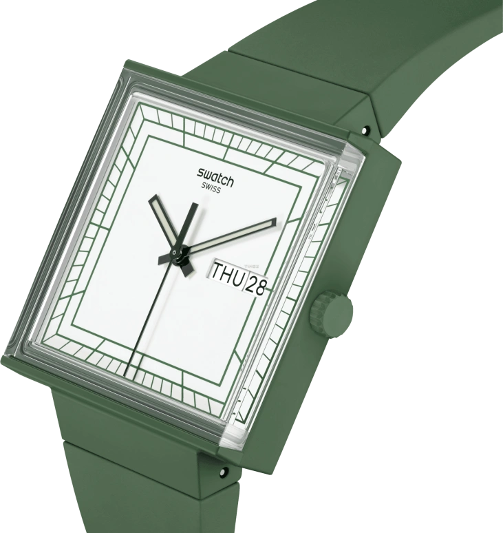 Swatch,Originals 33.25mm,33.25mm,Bioceramic,White,Quartz,Date,Day,SO34G700