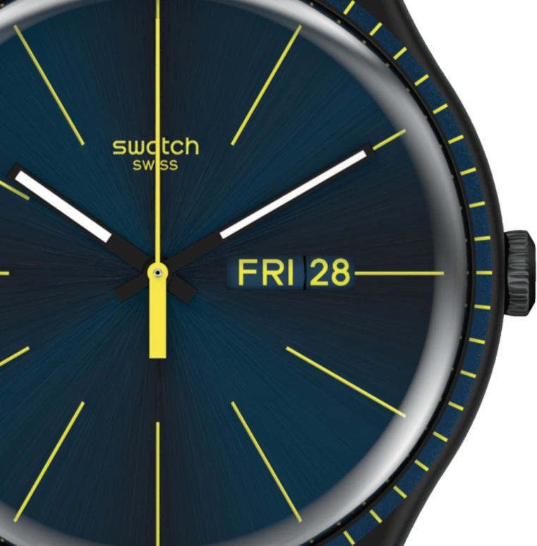Swatch,Originals 41x47.40mm,41x47.40mm,Plastic,Black,SUOB731