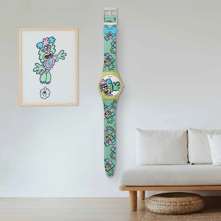 Swatch,Originals 300mm,300mm,Plastic,Multi-Color,Quartz,Sapphire,Crystal Glass,Round,MSO29Z140