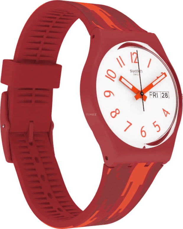 Swatch,Originals 34mm,34mm,Plastic,White,Closed,GR711